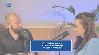 CIP-werkconferentie AI-Act in de Praktijk - Marleen Rodenburg