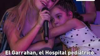 Karol Sevilla visitó el Garrahan