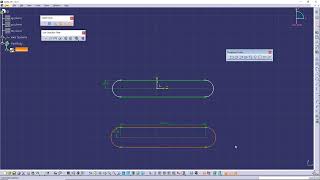 15. CATIA Sketcher 강좌 - 스케치에 자동으로 치수와 기하학적 구속 설정하기