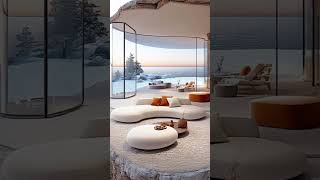 Cliffside Modern Glass House with Sunset Views 🌅 | Minimalist Design Inspiration