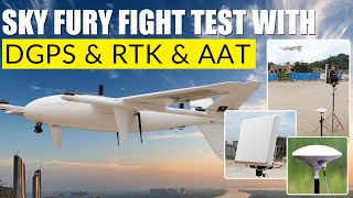 Sky Fury flight test with DGPS & RTK & AAT