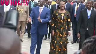 President Ruto dancing at the African summit