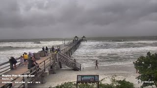 Storm watch: Live Webcam insights from Helene's Path