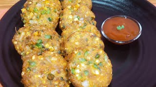 Crispy Corn Cutlet Recipe l Sweet Corn Snacks Recipe l Evening Snacks Recipe