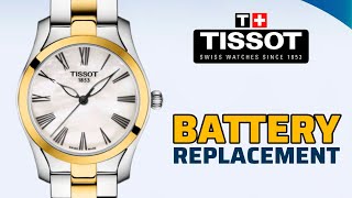 How To Change Battery TISSOT Watch, Model T112210A