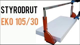 Styrodrut EKO 105 / 30 Maschinenschneider Guillotine zum Schneiden von Polystyrol