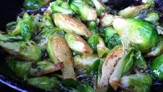 Grilled Brussels sprouts