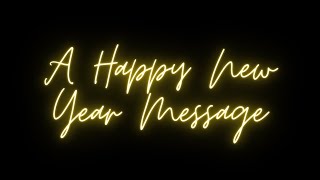 A Happy New Year Message from The Good Life