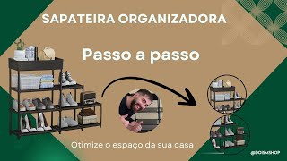 Passo a Passo Simples! Como Montar Sua Sapateira 4 Andares em Minutos ? | Tutorial 2M SHOP