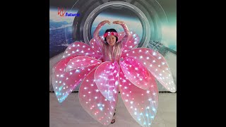 Modern LED Light Flowers Costume for Entertainment