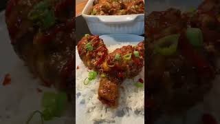 #shorts Oddly satisfying baked chicken thighs | KT Food Review