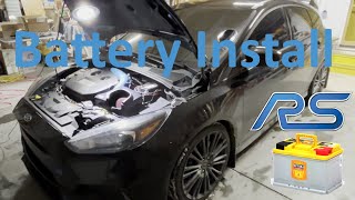 2017 Ford Focus RS Battery Install