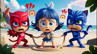 PJ Masks 2D Animation | Luna Girl is Trapped! Catboy and Owlette Punishment