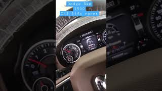 Dodge RAM oil life reset