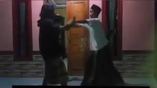 Latihan silat di rumah ustad Abu