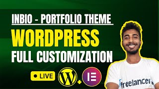 Portfolio Website WordPress | InBio Theme Customization | WordPress Portfolio Website | Adnan Habib