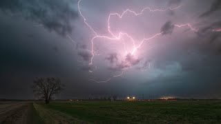 Spectacular Lightningstrike show in MB Canada #lightningstrike