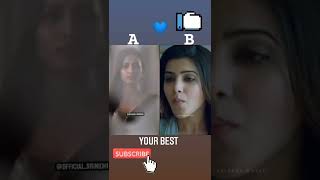 Who is Best? #shorts #viral #trending #kgfchapter2 #kgf2 #srinidhishetty #samantha #yash #rocky