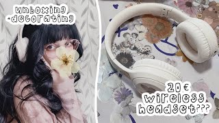 🎧 pinterest girl headphones |  lenovo thinkplus wireless headset unboxing & decorating ◡̈