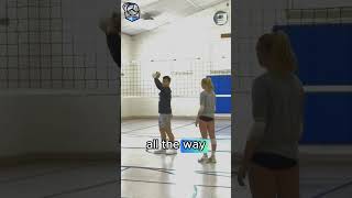 Setter Advice (allow the ball to come in more) #volleyball #volleyballplayer