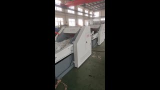 Guillotine type textile waste fabric and yarn cutting machine 1000-1500kg per hour