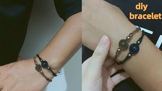 how to make an adjustable bracelet｜how to make unique bracelet｜handmade bracelets for boys｜diy