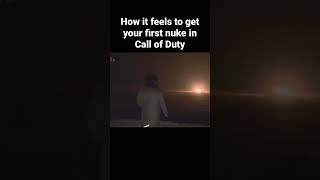 How it feels to get your first nuke in Call of Duty #meme #shorts