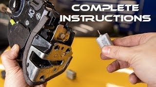 How To REPAIR A Door Lock Actuator Motor -LOW COST WAY