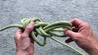 How to tie and dress a bunny ears knot