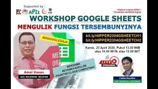 GOOGLE SHEETS : MENGULIK FUNGSI TERSEMBUNYINYA