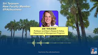 Siri Terjesen, New Faculty Member @FAUbusiness