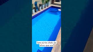 #Diademanutenção piscina cristalina com água de poço #piscinadealvenaria #piscinaemcasa #piscina