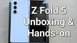 Samsung Galaxy Z Fold5 - Unboxing and Hands-On!