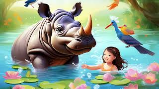 Children's Song: Little Rhino Rumble #kidsvideo #kidsongs #kids