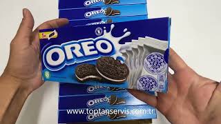 Oreo Vanilya Aromalı Dolgulu Kakaolu Bisküvi 220 Gr x 12 Adetli