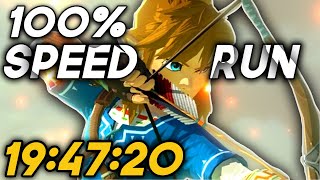 Breath of the Wild 100% Speedrun in 19:47:20