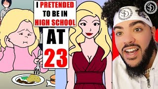 I PRETENDED to be in HIGH SCHOOL (Animated Story Time)