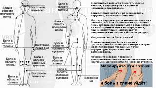 AyurClub представляет как убрать боль в спине? Точечный массаж. Акупрессура.