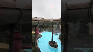 Alton towers splash landings walkway