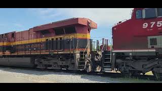 ( KCS AND CP LOCOMOTIVES) IN CSX PINOCA YARD CHARLOTTE NC