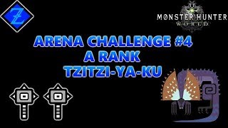 Monster Hunter: World - Arena Challenge 4: TziTzi-Ya-Ku - A RANK (No Commentary)