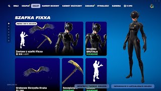 SKLEP FORTNITE 19.11.2024 *NOWY ZESTAW Z SZAFKI FIXXA, SERENADA, MANEKIN, EGZEKUTOR MROKU*