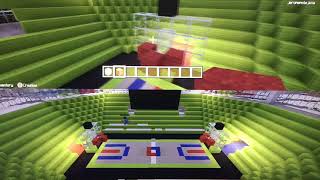 Minecraft PS3: Basketball Court Time Lapsed