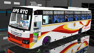 Ashok Leyland bs3 bus mod | apsrtc super luxury bus mod | bussid | bus simulator Indonesia | apsrtc