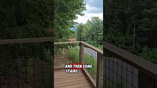 View from the observation deck at Jellystone Golden Valley #campground  #blueridgemountains