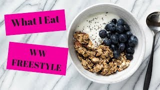 WHAT I EAT IN A DAY TO LOSE WEIGHT | WEIGHT WATCHERS FREESTYLE