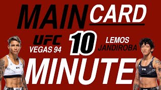 Best UFC Vegas 94 Bets | 10 Min Full Card Breakdown | Lemos vs. Jandiroba | UFC on ESPN 60