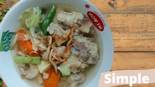 RESEP SOP TETELAN SAPI  SANGAT MUDAH DAN SIMPLE