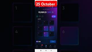 25 October onus tap tap daily code