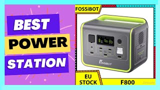 FOSSiBOT F800 Portable Power Station, 512Wh LiFePO4 Solar